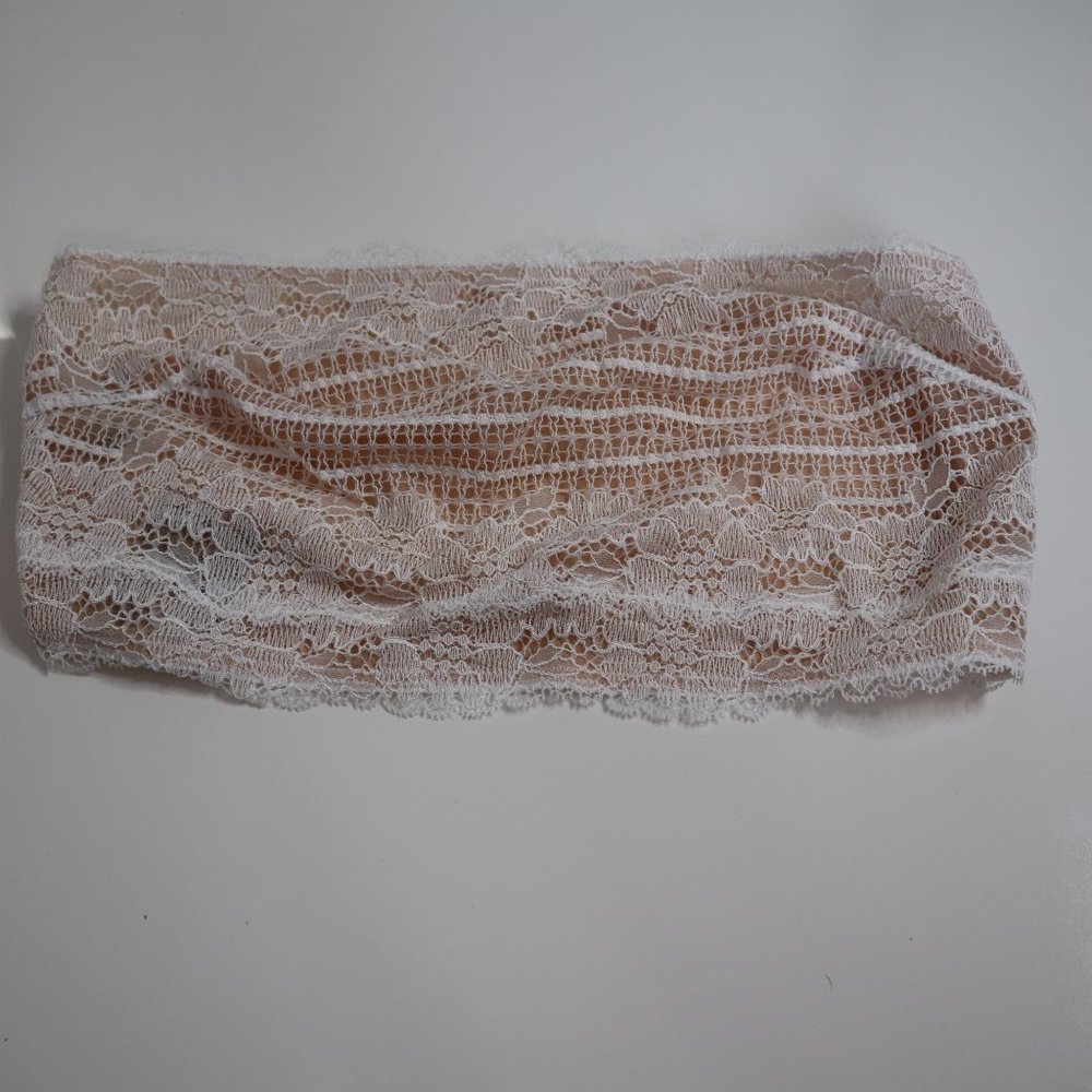 Free People Camila Bandeau Ivory SZ L - Picture 2 of 4
